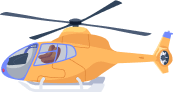 Choose the private helicopter  based on your needs. - 1xbet